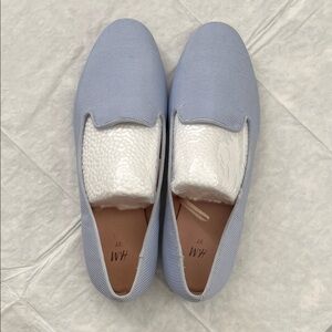 H&M Blue Pinstripe Loafers